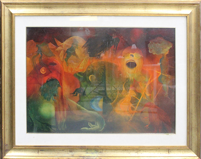 PIERO COLOMBANI, "Gli uccelli", anni 70