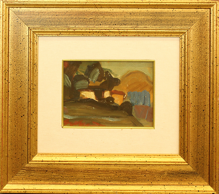 PIERO MAGGIONI, "Paesaggio astratto", anni '80