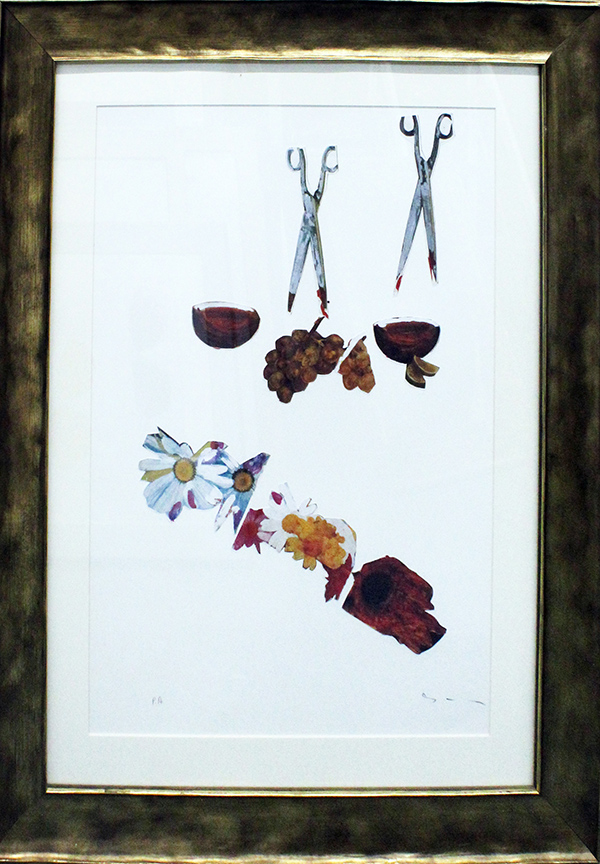 MARIO SCHIFANO, "Forbici", Anni '90