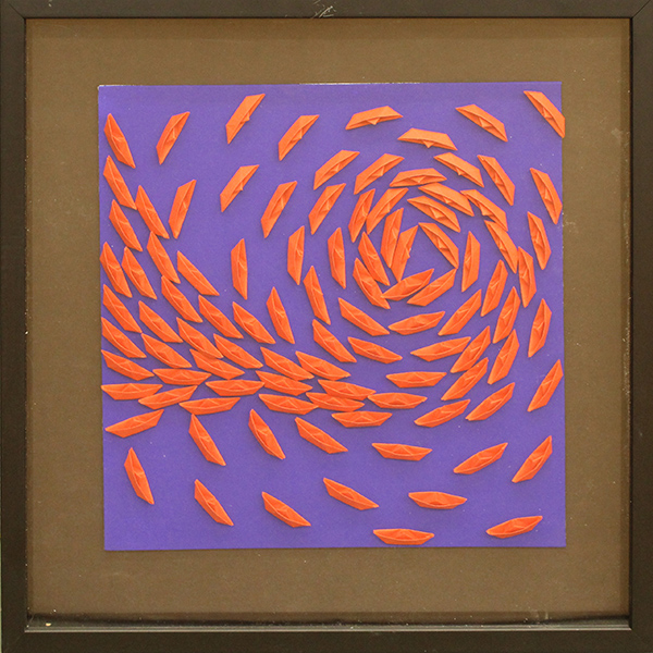 RICCARDO GUSMAROLI, "Vortice Rosso", 2024