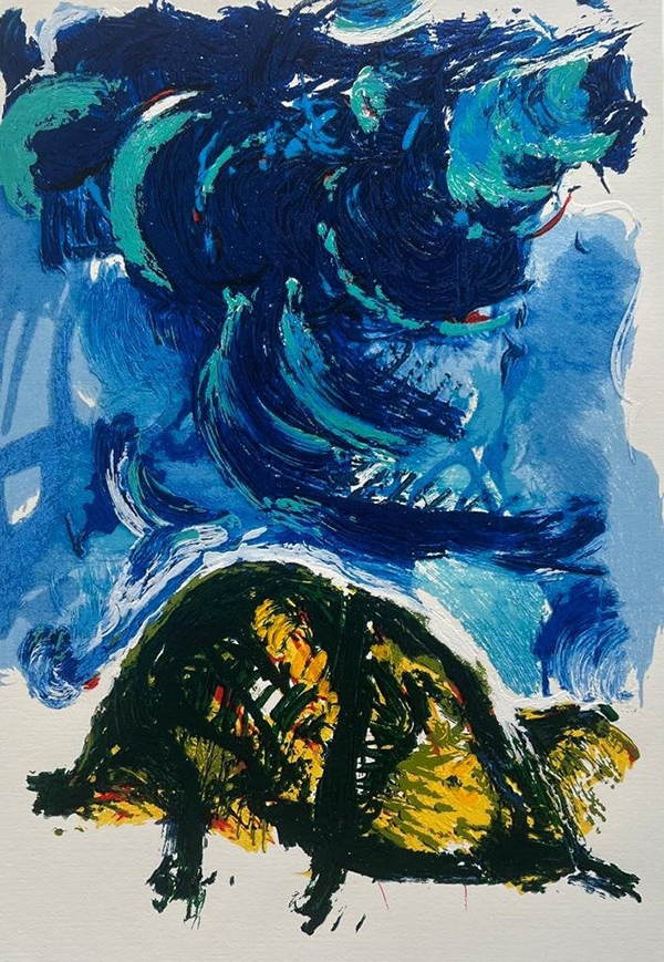 MARIO SCHIFANO, "Tartaruga", anni '90