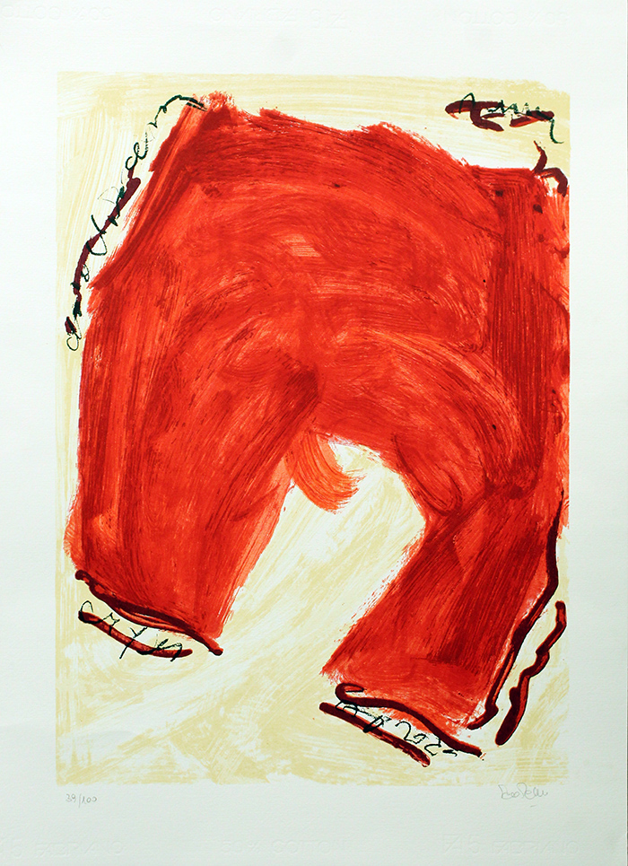 PAOLO PATELLI, "In rosso", anni '80