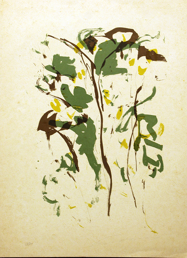 ERNESTO TRECCANI, "Vegetazione", anni '60