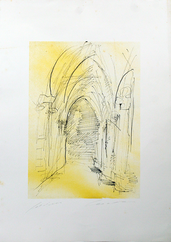 ERNESTO TRECCANI, "Portale", anni '70