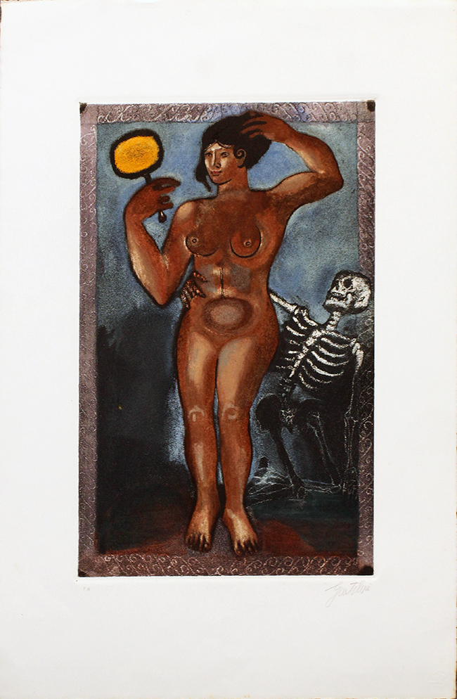 FRANCO GENTILINI, "La morte" (I Tarocchi di Gentilini), anni '70