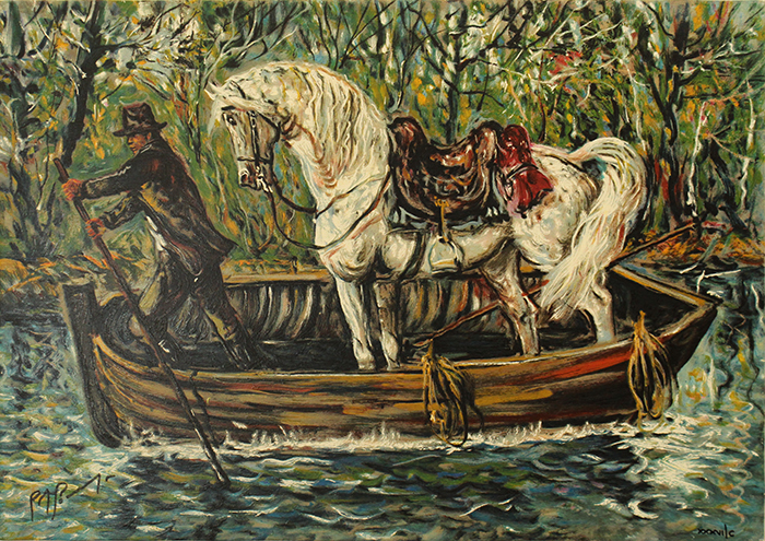 GIOVAN FRANCESCO GONZAGA, "Trasbordo sul fiume", anni 2000