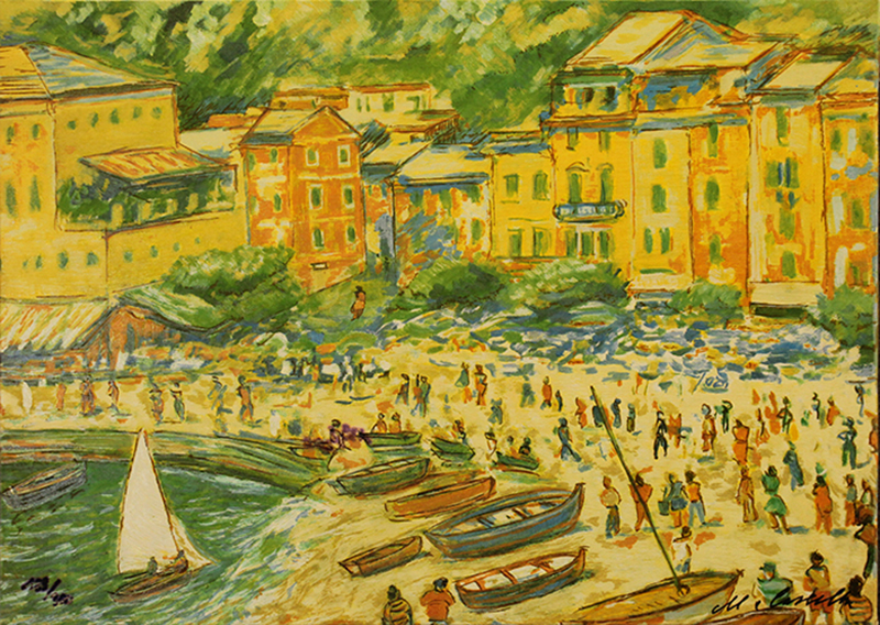 MICHELE CASCELLA, "Portofino vivace", 1984