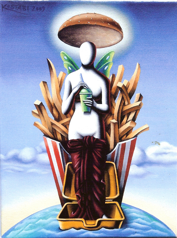 MARK KOSTABI "The bun of perfect" 2009