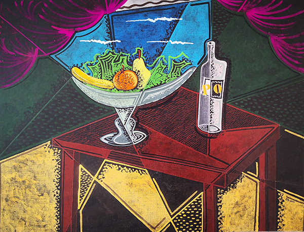 PIPPO ORIANI, "Natura morta sul tavolo" , 1965/70