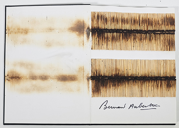 Bernard Aubertin, "Livre Brûlé Rosenberg" 
