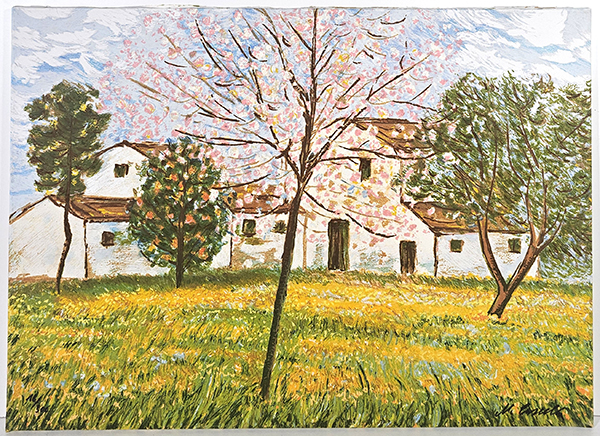 MICHELE CASCELLA , "Primavera abruzzese", 1984