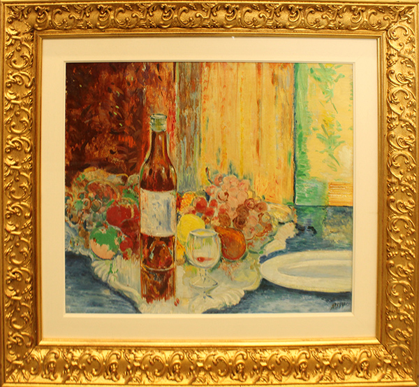 ALIGI SASSU, "La bottiglia di Cognac", 1954