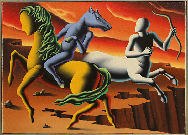 MARK KOSTABI, "The blue rider", 2008