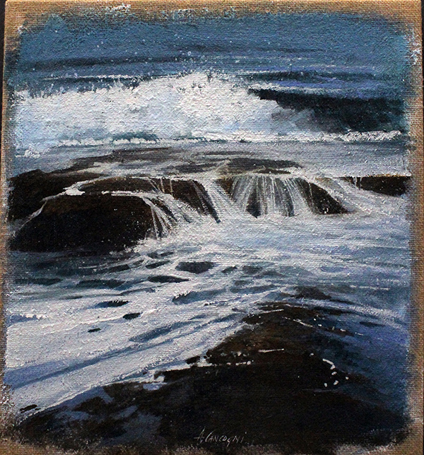 AGOSTINO CANCOGNI, "Scogliera", anni 2000