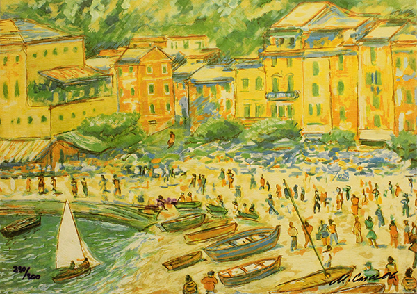 MICHELE CASCELLA "Portofino vivace", 1984.