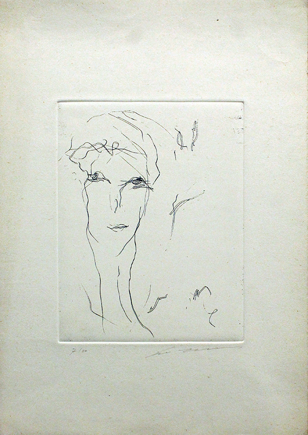 ERNESTO TRECCANI, "Donna", anni '70