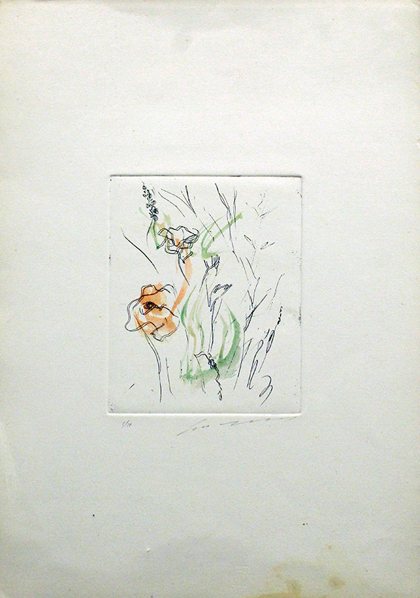 ERNESTO TRECCANI, "Fiori", anni '70