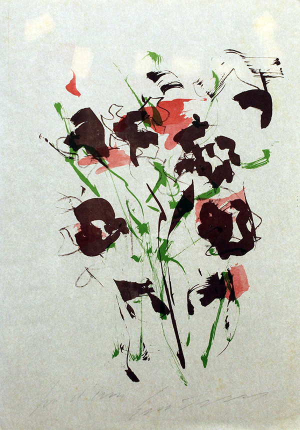 ERNESTO TRECCANI, "Mazzo di fiori", anni '70