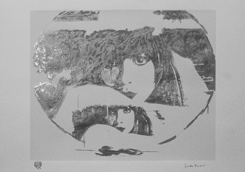 GIOSETTA FIORONI, "Figure femminili grigio-argento", anni 2000