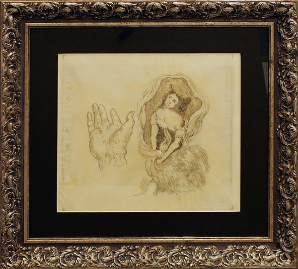 GIORGIO DE CHIRICO "Composizione romantica", 1972