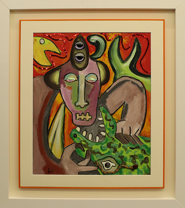 ENRICO BAJ, "Magia nera", 1991