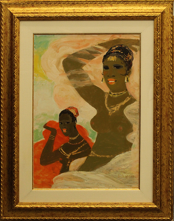 SALVATORE FIUME, "Odalische"