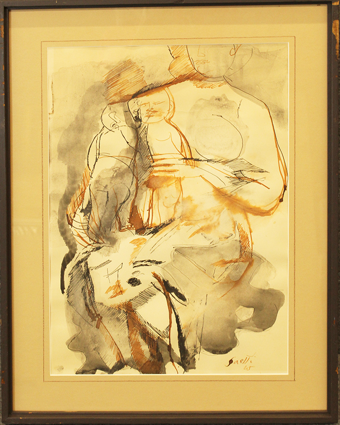 BRUNO SAETTI, "Maternità", Venezia 1975