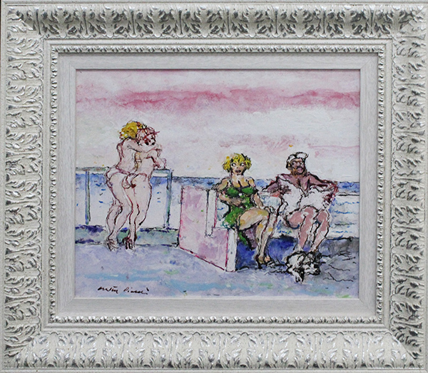 WALTER PIACESI, "Siesta sul lungomare", 2019