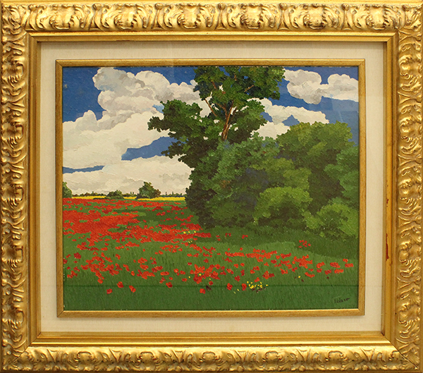 ALVARO, "Campo di papaveri", anni 2000