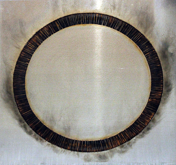 BERNARD AUBERTIN, "Dessin de Feu Circulaire", 1974