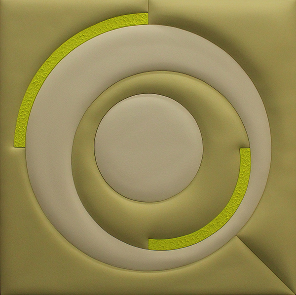 SAMUELE VENTANNI, "Introiezione: bianco e giallo circle", anni 2000