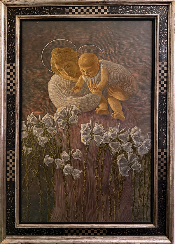 GAETANO PREVIATI, "Madonna dei gigli (il mattino della vita)"