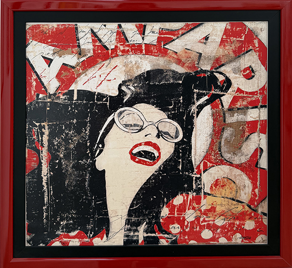 LORENZO CRIVELLARO, "Woman in red"