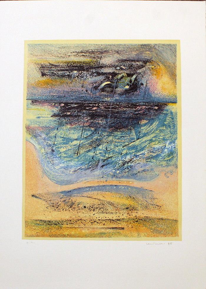 GIUSEPPE MARTINELLI, "Mare e spiaggia", 1988