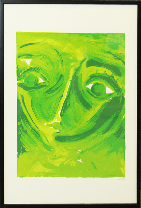 VIRGILIO GUIDI, "Verde", anni 70