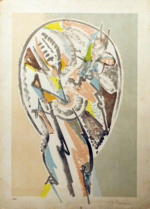 MARIO FRANCESCONI, "Astratto", anni '80