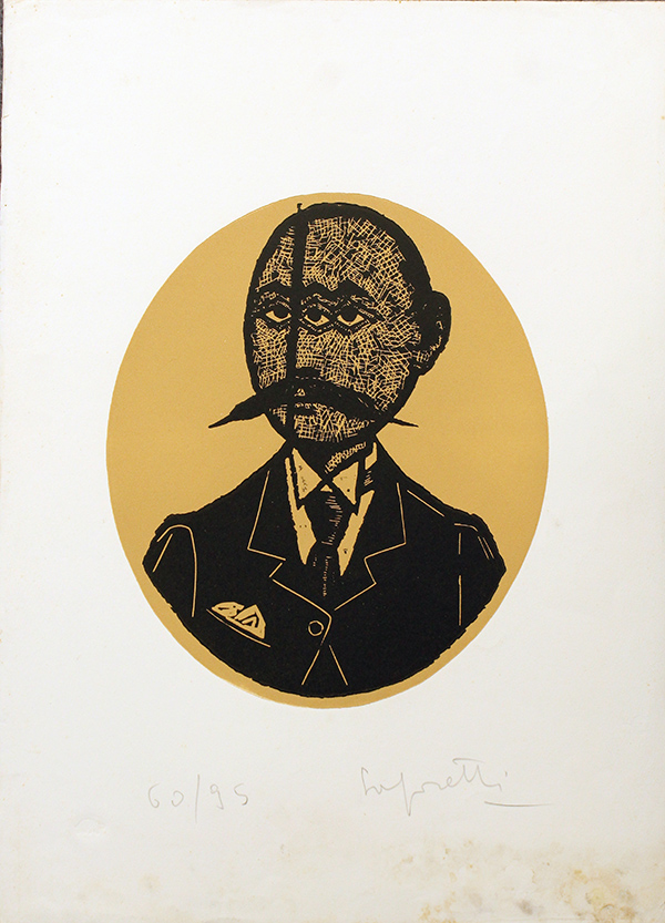 ADOLFO SAPORETTI, "Ritratto", anni '70