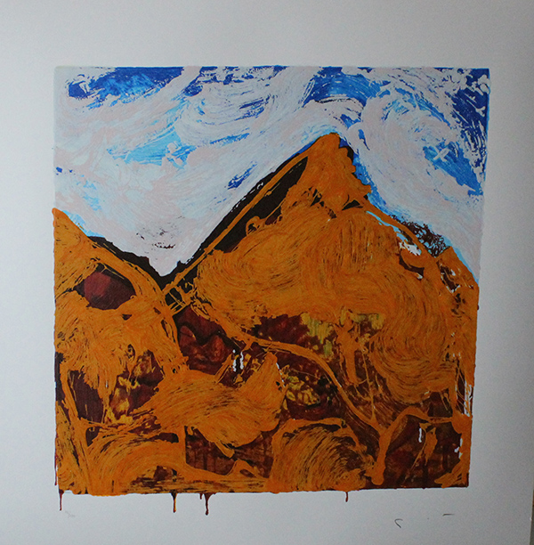 MARIO SCHIFANO, "Montagna"