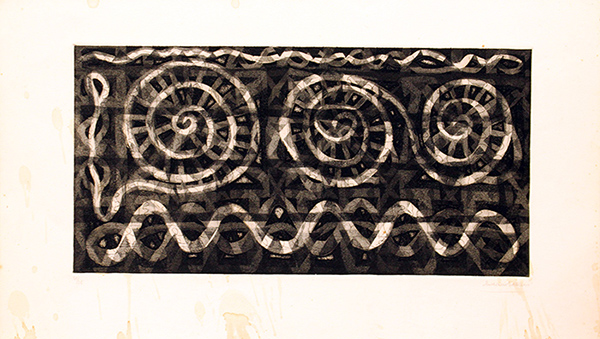 LUCIANO LATTANZI, "Astrazione", 1976