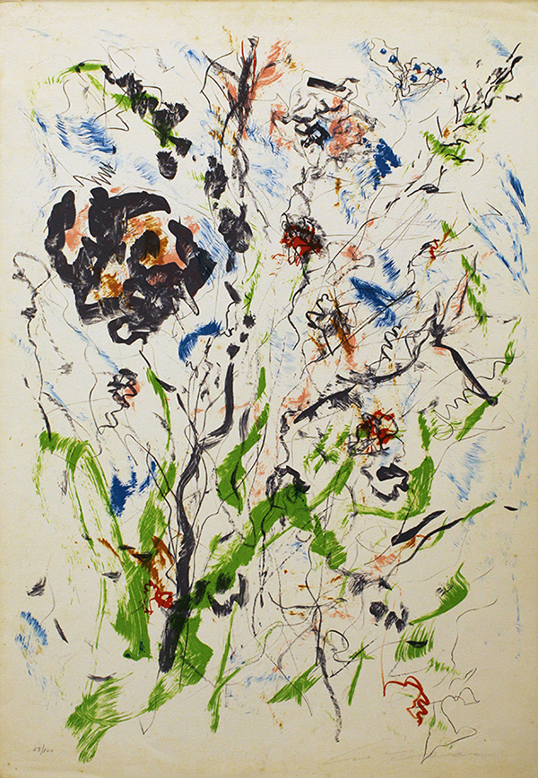 ERNESTO TRECCANI, "Astratto", anni '80