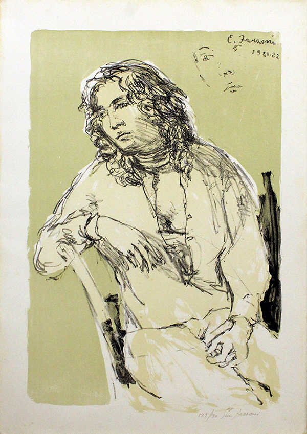 ENZO FARAONI, "Ritratto", 1981-82