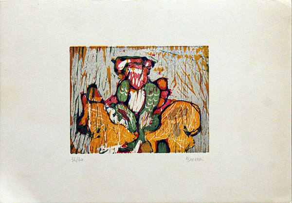 ANTONIO BARBERI, "Astratto", anni 90' circa