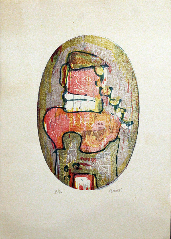 ANTONIO BARBERI, "Ritratto", anni 90' circa