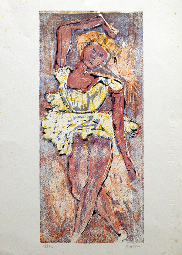 ANTONIO BARBERI, "Ballerina", anni 90' circa