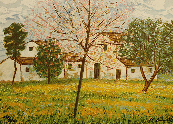 MICHELE CASCELLA "Primavera Abruzzese" , 1984