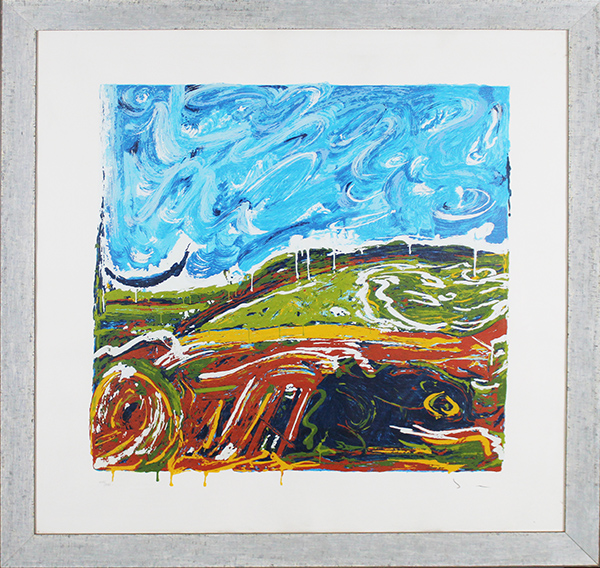 MARIO SCHIFANO, "Veduta italiana", 1997