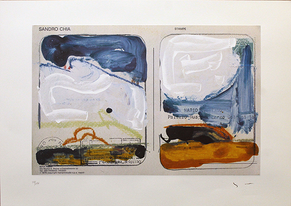 Mario Schifano, "Doppio paesaggio anemico"