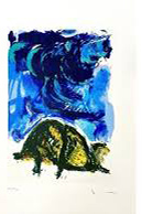 MARIO SCHIFANO, "Tartaruga", anni '90