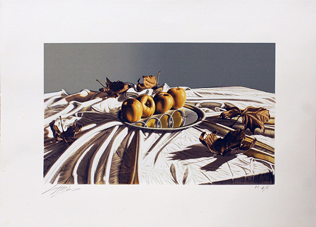 FIRMA ILLEGGIBILE, "Natura morta", anni '80