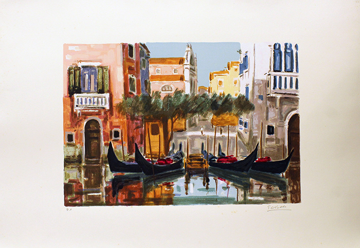 FIRMA ILLEGGIBILE, "Venezia", anni '80